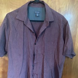 Men’s short sleeve button down shirt shirt